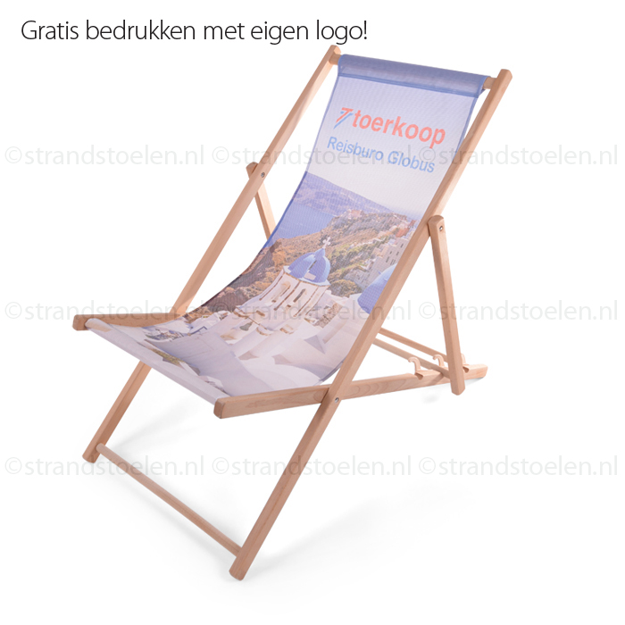 strandstoelen met opdruk